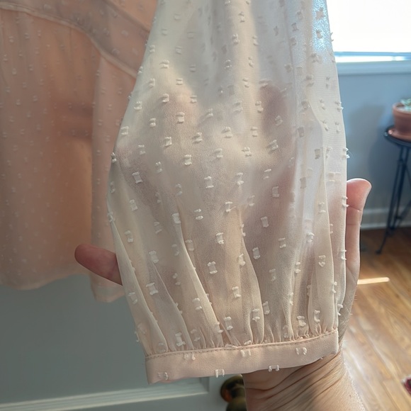 Loft Blush Blouse Size S - Picture 3 of 4